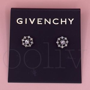 Givenchy Crystal Starburst Stud Earrings